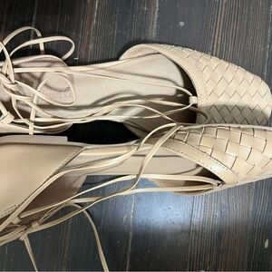 Madewell Tan Woven Flats